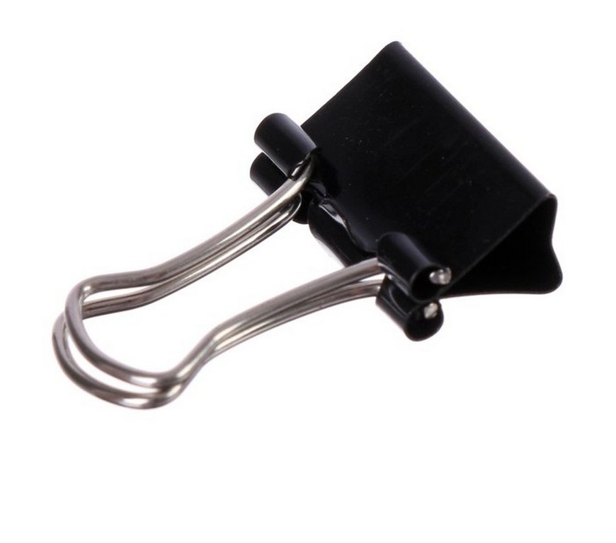 Зажим для бумаг 15 мм черный