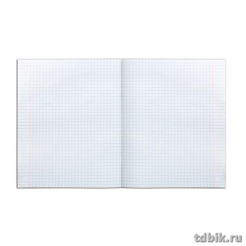 Тетрадь 48 лист кл. А5 на скрепке, цв. обложка (Облмашинформ)