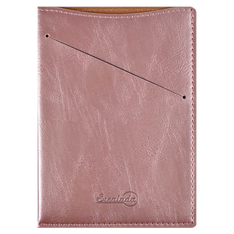 Карман для кредитных, дисконтных карт, пропусков, розовый