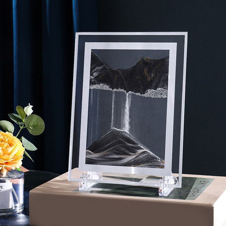 Антистресс картина  "Аспро", 13*18 см, песок чёрный