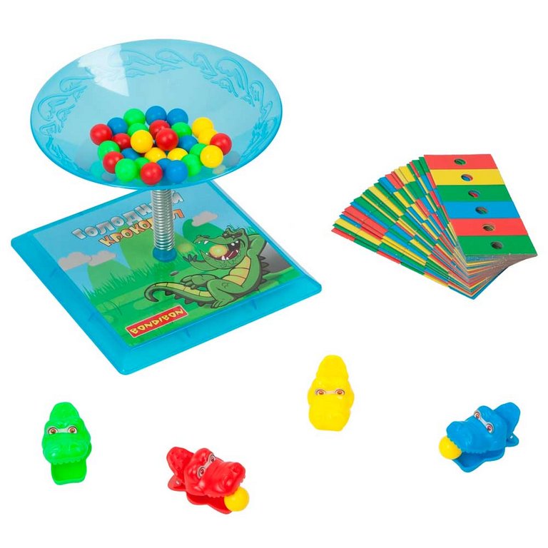 Игра обучающая  Цвета "Голодный крокодил" 3+ Bondibon
