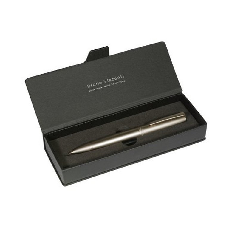 Ручка шариковая Bruno Visconti "Sorrento" в футляре (картон) корпус шампань, синяя 1,0мм (ст.110мм)