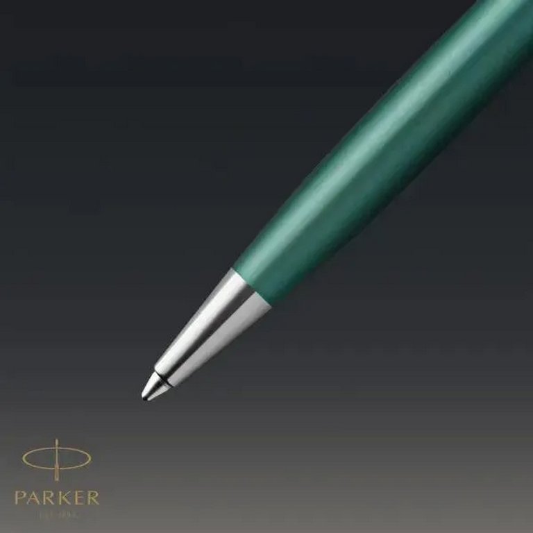 Ручка шариковая Parker Sonnet Essentials LaqGreen СT M (нерж.сталь)