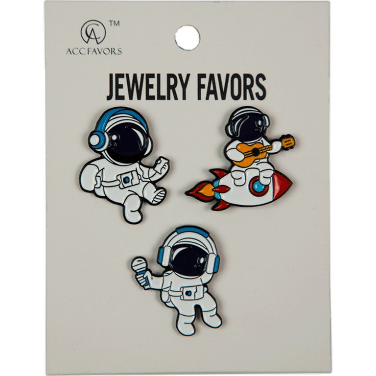 Набор значков "Astronautt" 3шт/уп