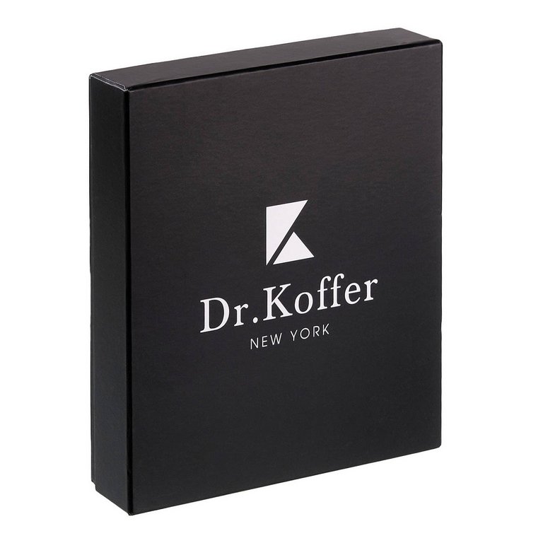 Портмоне Dr.Koffer 10*9 см нат. кожа, коричневый