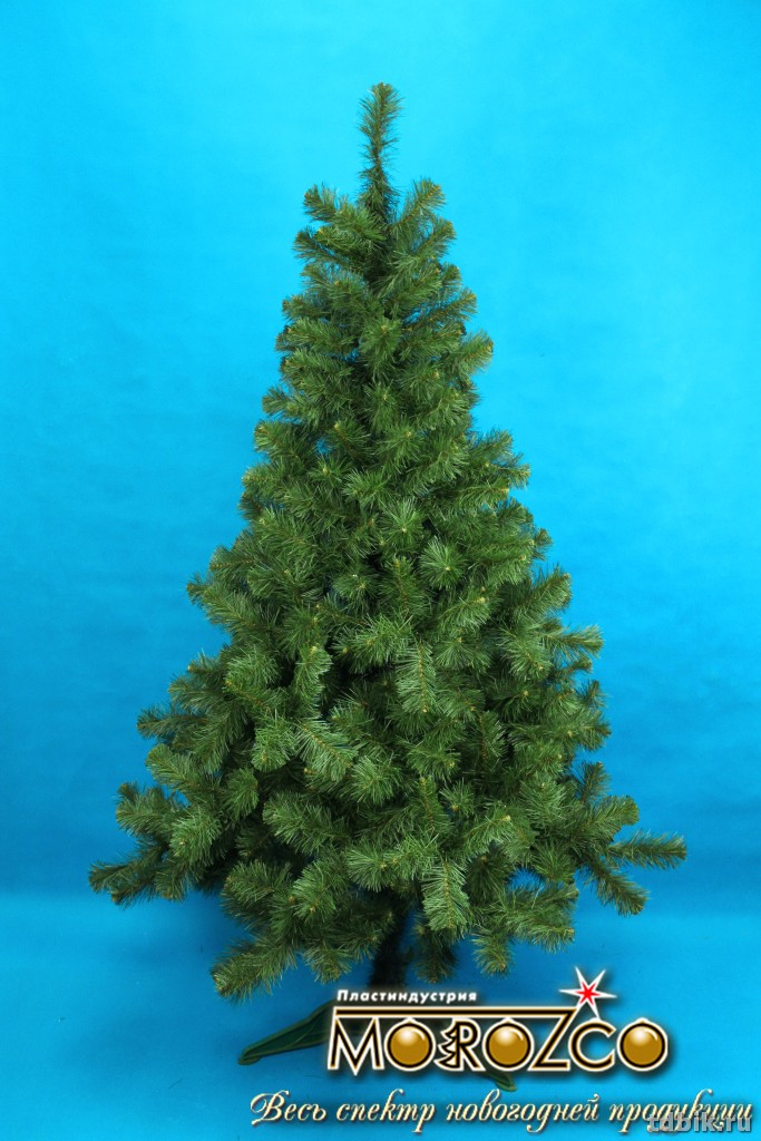 Ель декоративная  1,8 м "Смайл" (ПВХ, иголки=37мм, 382ветки, 12ярусов, d=114см)  MOROZCO