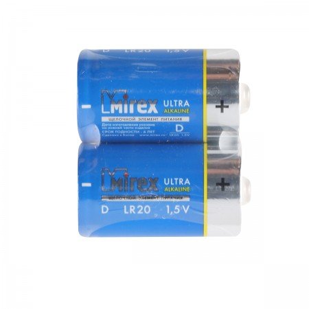 Батарейка щелочная LR-20 Mirex