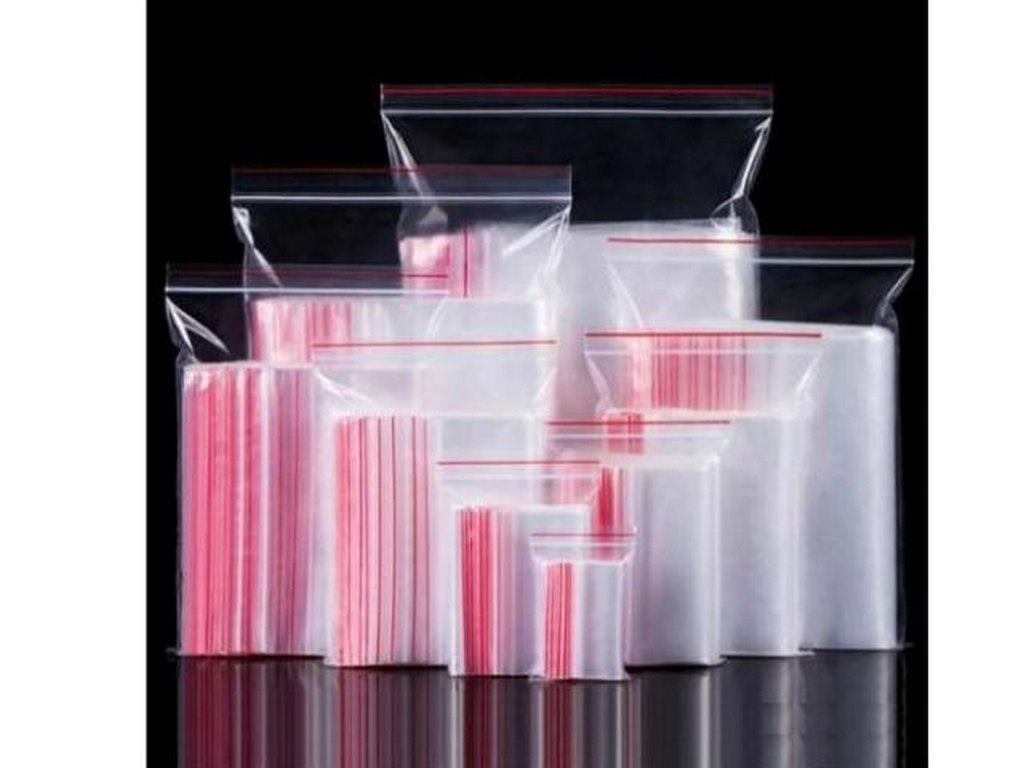 Гриппер 120*180 мм 100шт/уп, 35 мкм "deVENTE" ПНД, с красной полосой