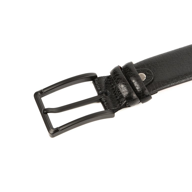 Ремень FABRETTI мужской, 35 мм, натуральная кожа, размер 125, черный