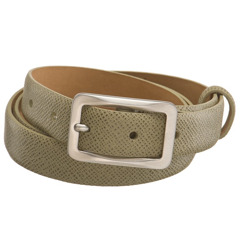 Ремень Dr.Koffer мужской, нат. кожа, бежевый