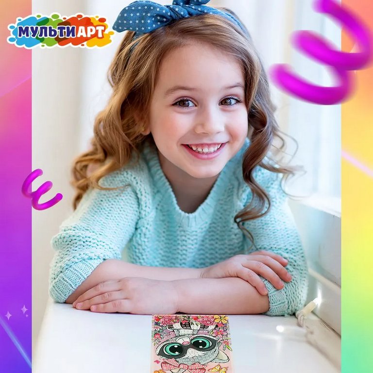 Аппликация из ЭВА "Енотик" 17*23 см MultiArt