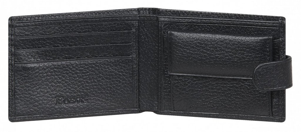 Портмоне Alliance "Baron" нат. кожа, чёрный