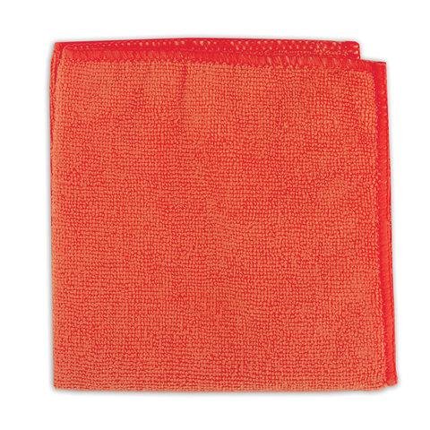 Салфетка для уборки помещений (микрофибра) 30*30см, 220 г/м2, Лайма оранжевая