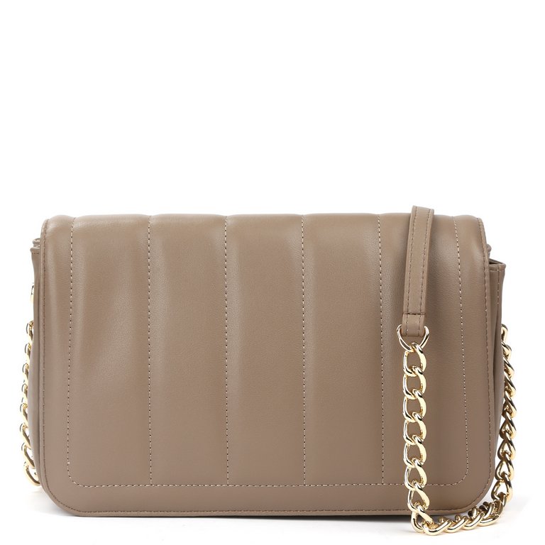 Сумка женская FABRETTI 25х15х8 см, нат. кожа, бежевый