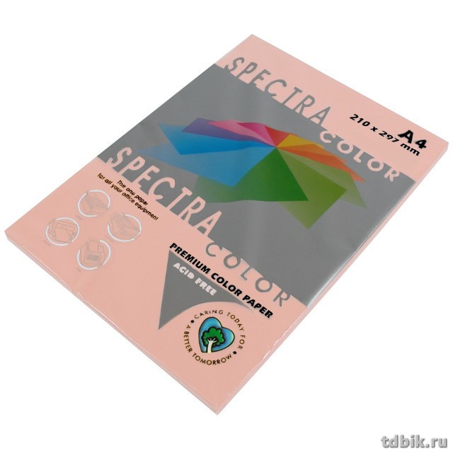 Бумага Spectra Colour 80 А4, 150 100 лист/уп, пастель персиковый