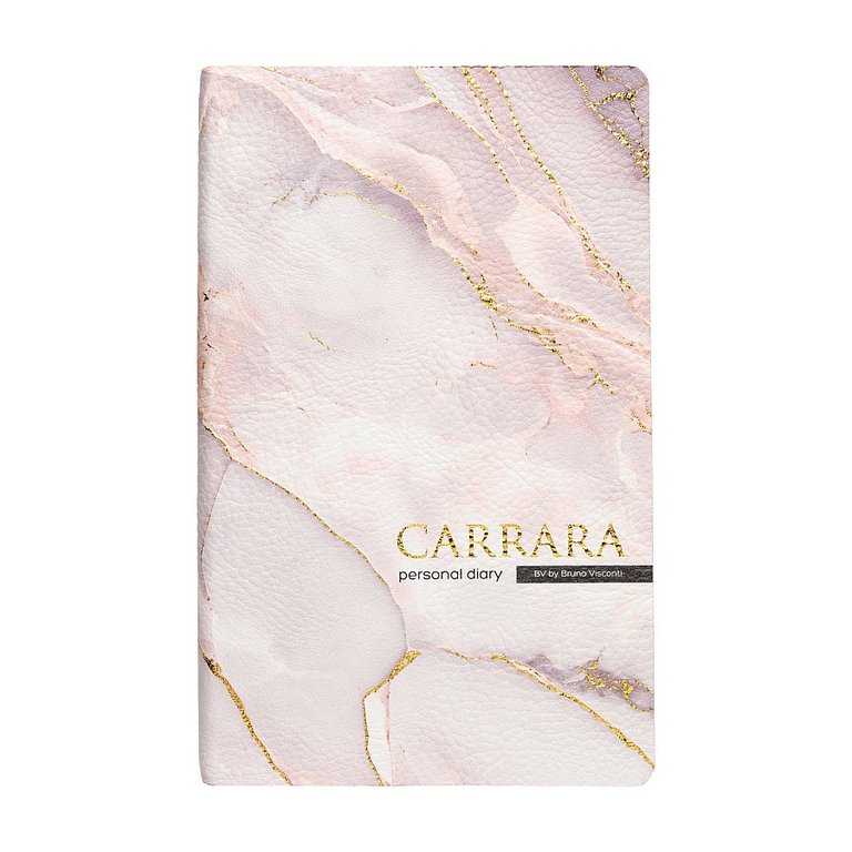 Ежедневник без дат 125*200 мм Bruno Visconti "Carrara" гибк. обл., иск. кожа