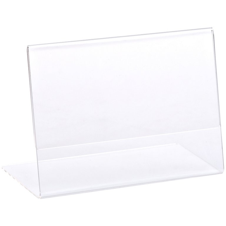 Держатель для ценника 148*105мм акрил 1,5мм, настольный (горизонтальный) OficeSpace