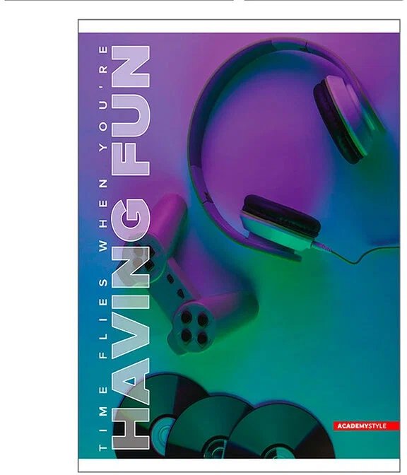 Тетрадь 96 лист кл. А5 на скрепке "Хобби"