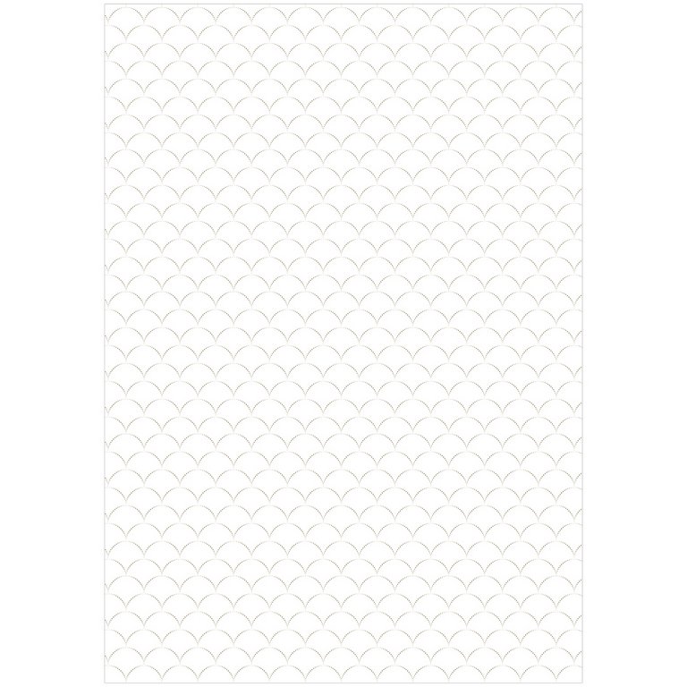 Бумага упаковочная 70*100см  в рулоне (ассорти) "Pattern on white" MESHU