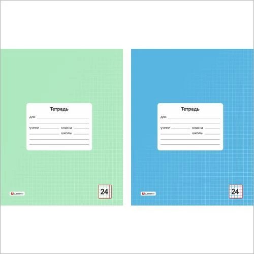 Тетрадь 24 лист кл. А5 "Классная" обл.- мел.картон, ассорти, Lamark