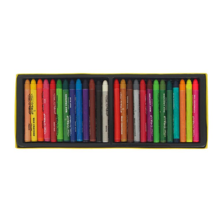 Набор карандашей восковых 24+2 цв. Flair "CREATIVE"