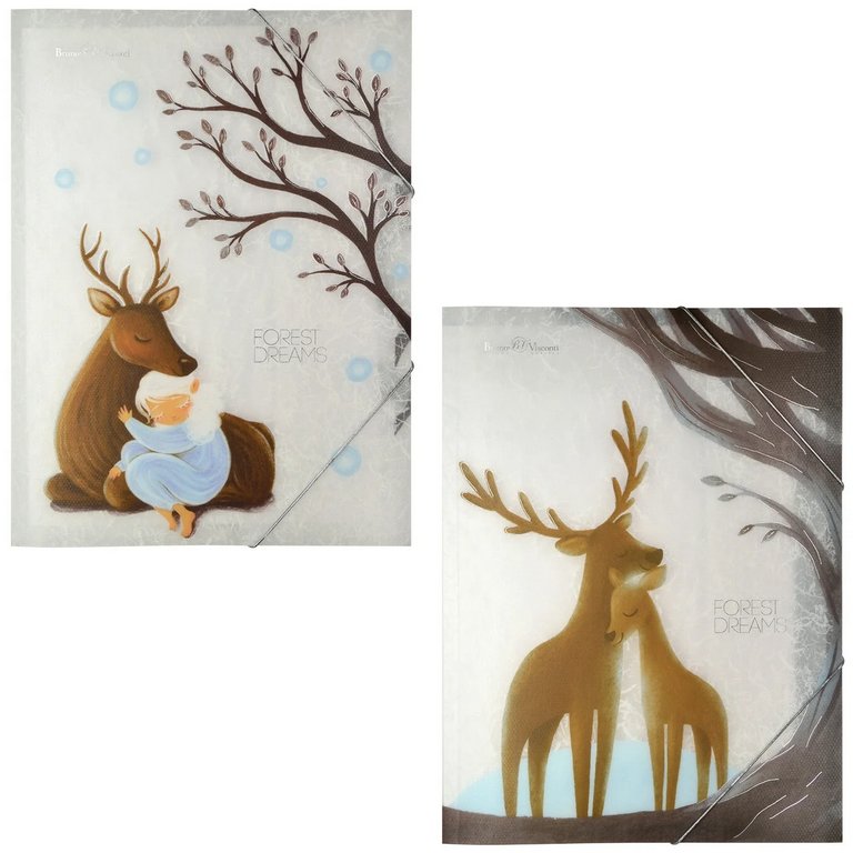Папка-клип для неперфорированных листов A4 "FOREST DREAM" Bruno Visconti