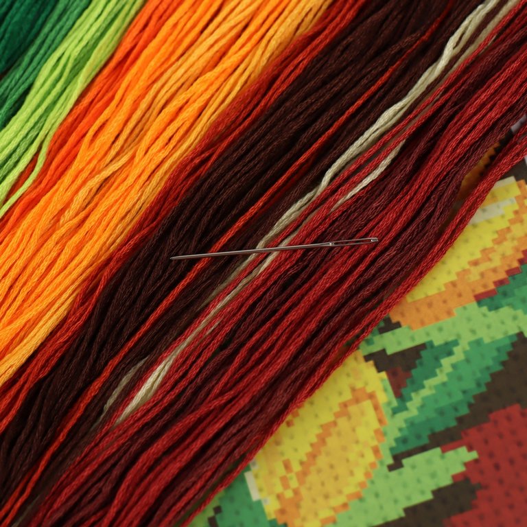 Вышивка крестиком "Тюльпаны" 30х20 см Школа талантов