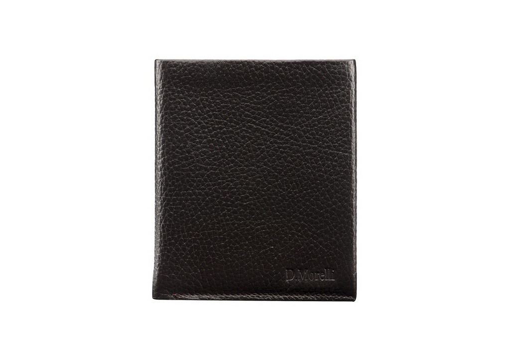 Портмоне D.Morelli мужское "Texas" вертикальное, нат.кожа, коричневый