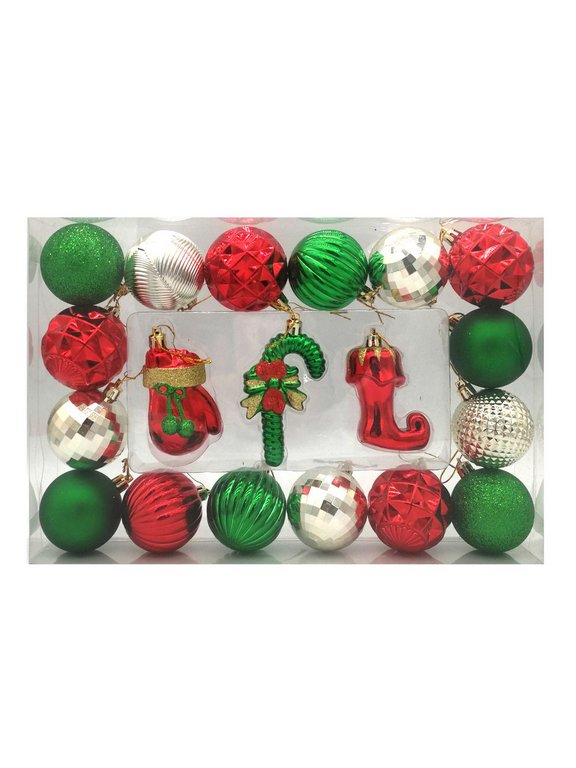 Набор шаров  цвет ассорти 60 мм 16 шт, 70 мм 3 шт