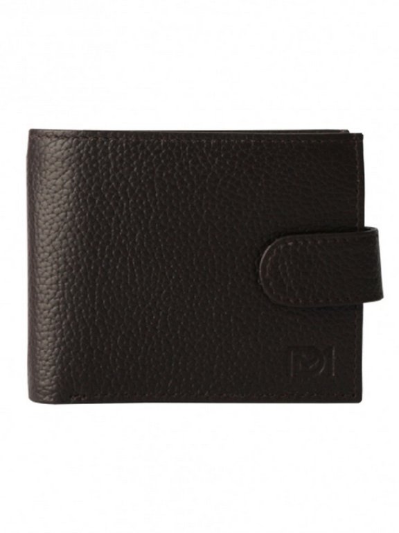 Портмоне D.Morelli мужское "Texas" с хляст., нат.кожа, цвет коричневый