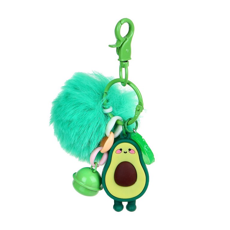 Брелок "Вкусный помпон" 7*10см (иск. мех) ассорти