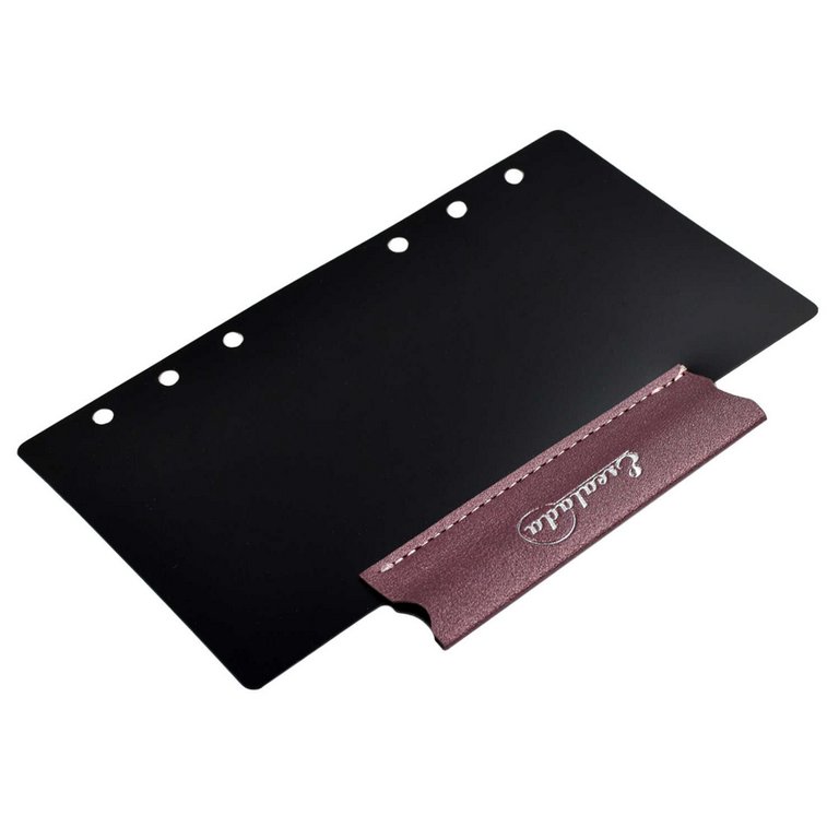 Разделитель сменный для кредитных, дисконтных карт, пропусков, кожзам, пластик черный