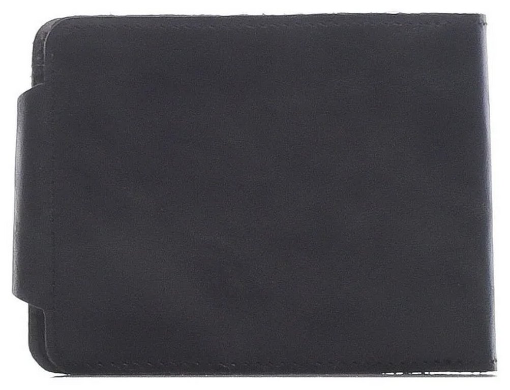 Портмоне мужское Форсаж-9, с RFID-защитой, нат. кожа, черный