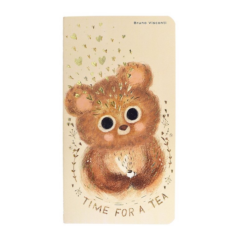 Тетрадь 30 лист кл. А6 на сшивке "LOVE ME.МЕДВЕЖОНОК"