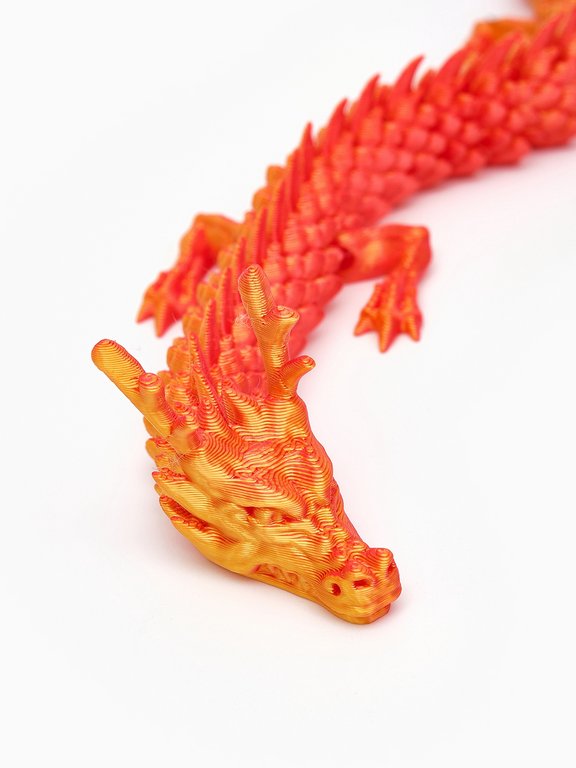 Игрушка Фигурка "Дракон", подвижная, 3Д - печатная игрушка