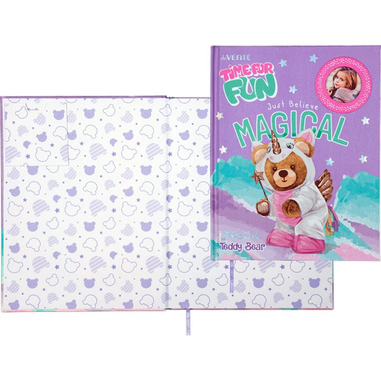Дневник для мл/кл. твердая обложка, матовая. ламинация "Teddy Bear" с рамкой для фотографий