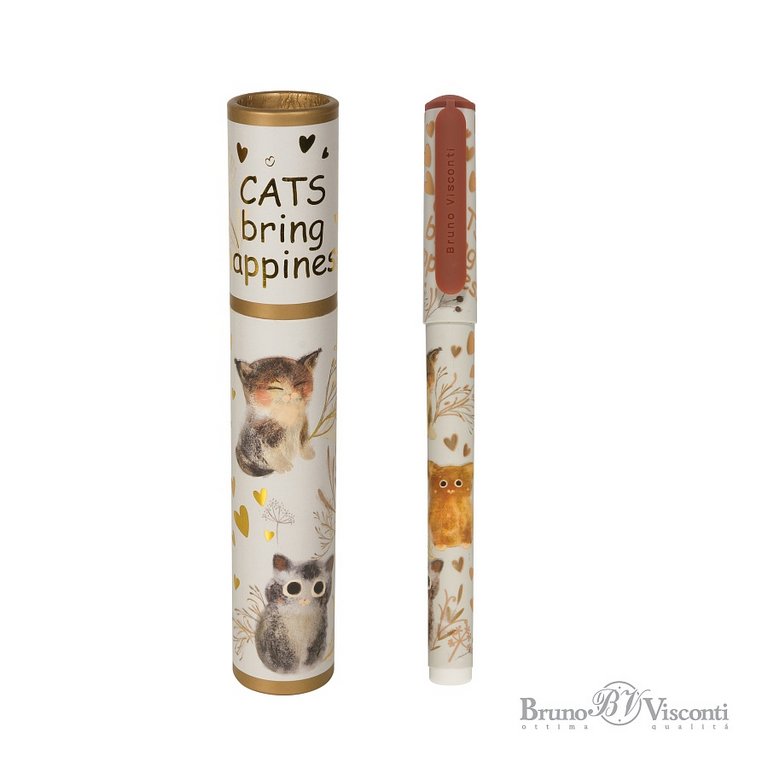 Ручка шариковая Bruno Visconti в тубусе "DreamWrite "LOVE ME.Сказочный день"