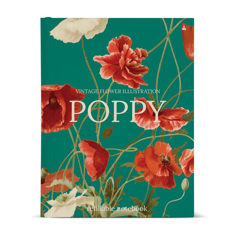 Тетрадь 80 лист кл. А5 на кольцах со сменным блоком "ЦВЕТЫ.ФЕЕРИЯ NEW. МАК"