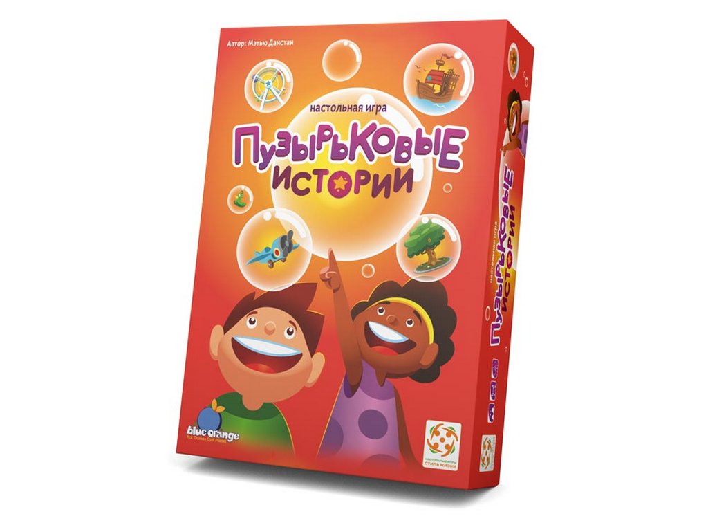 Игра настольная  .4+ "Пузырьковые истории" (1,2 игр., 10-15 мин)