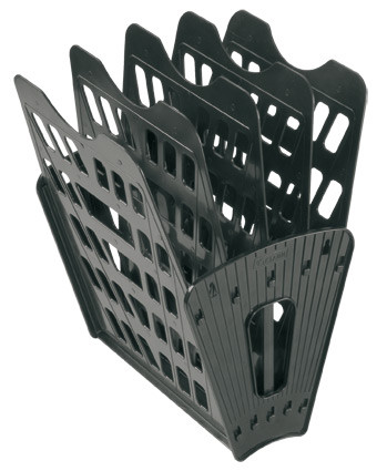 Лоток универсальный 4 отделения разборный, черный Стамм