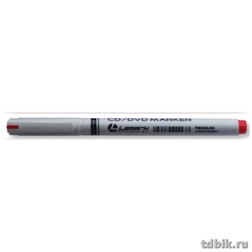 Маркер для CD 0,5-0,9мм Lamark, перманентный, красный