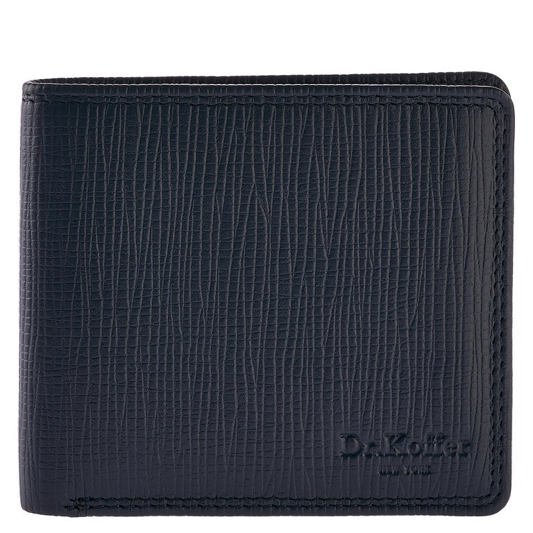 Портмоне Dr.Koffer 11*9 см нат. кожа, синий