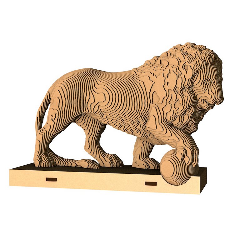 Сборная модель из гофрокартона "Петербургский Лев" h=17см, 212 дет., 6+, 5cult