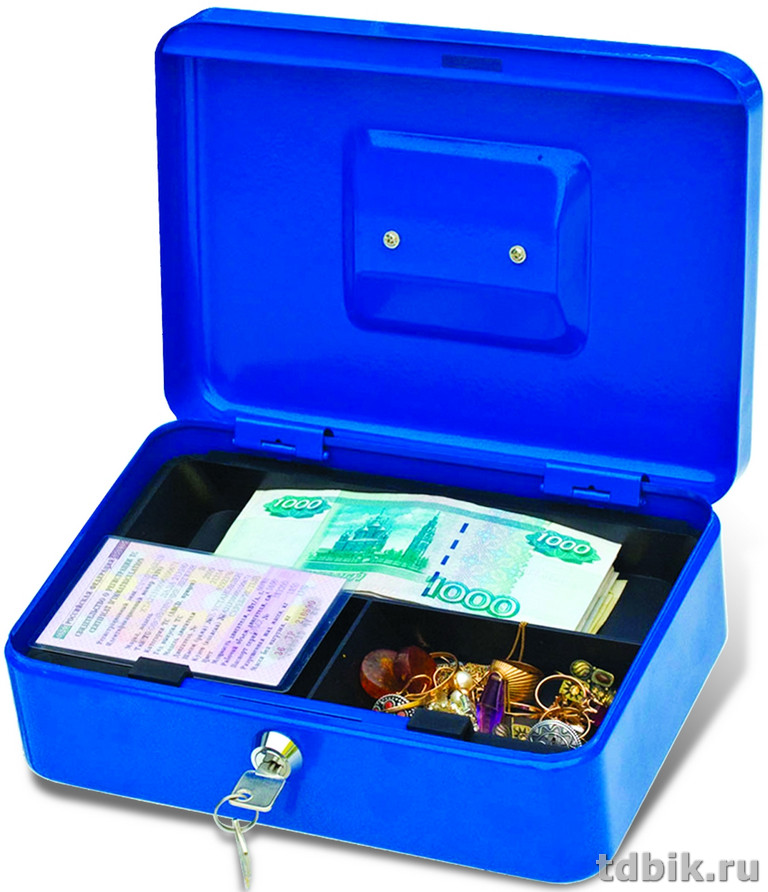 Ящик для денег 250*180*90 металлический