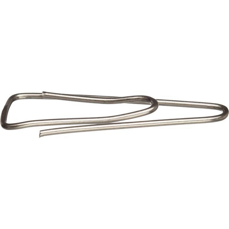 Скрепки 25 мм 100 шт/уп никелированные треугольные с загнут. краем "Attache"