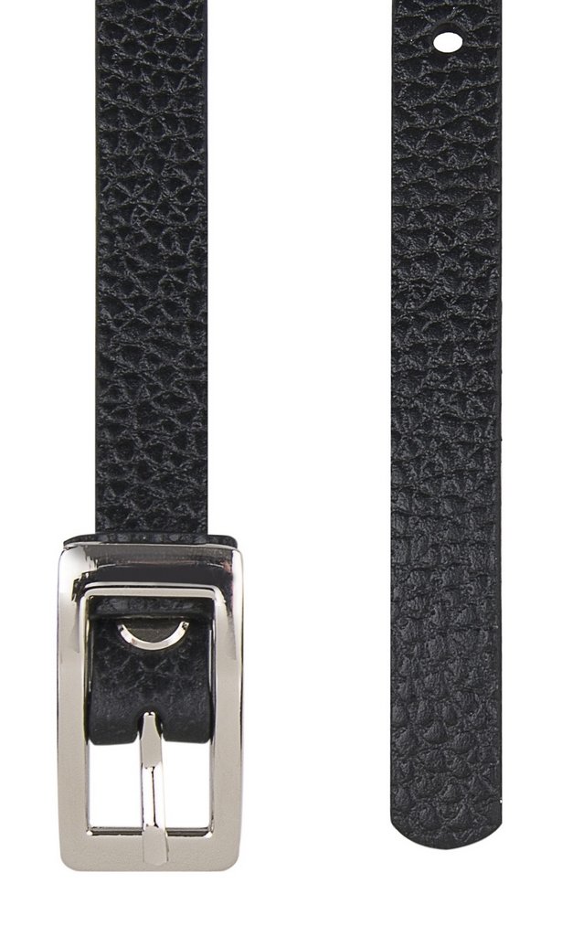 Ремень Alliance нат. кожа,  ширина 15мм, черный