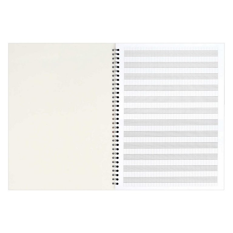 Тетрадь для нот 32 л., А4 на спирали "Энергия звука" вертикальная