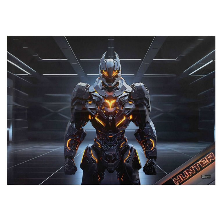 Клеёнка д/труда ПВХ 70*50 см "Огненный робот"