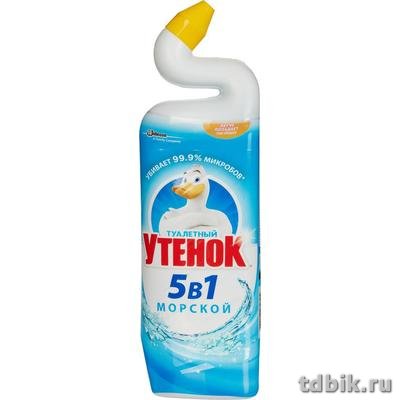 Средство для сантехники Утенок 900 мл. "Морской" 5в1 Средство для сантехники Утенок 900 мл. "Морской" 5в1