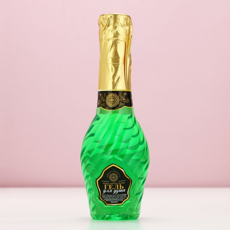 Гель для душа в подарочной каробке, аромат зеленого яблока 250 мл